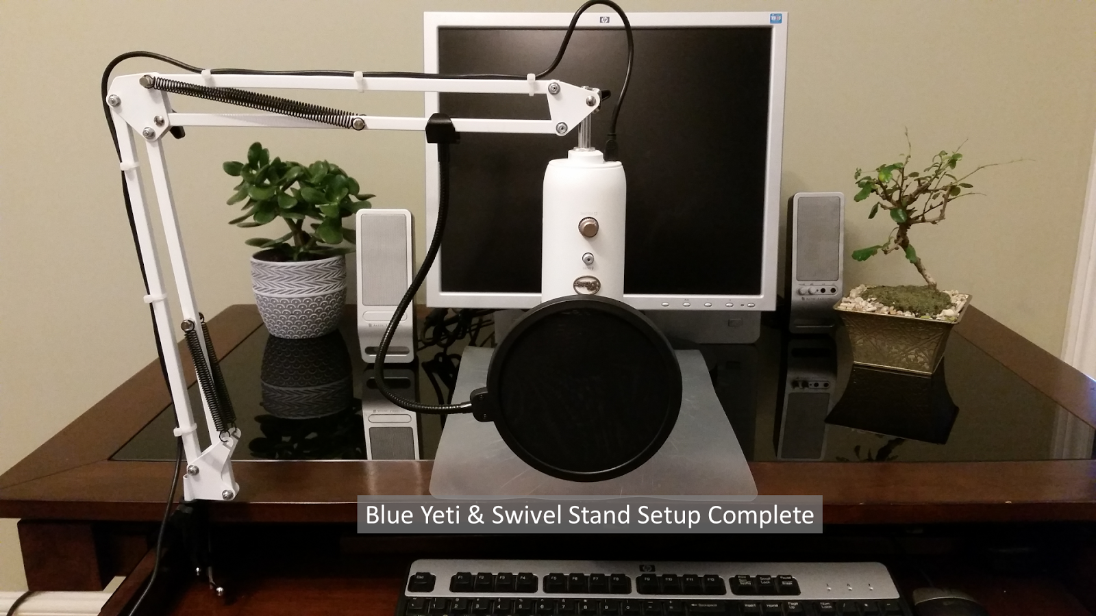 Blue Yeti Professional Recording Microphone Stand UnBoxing , Review