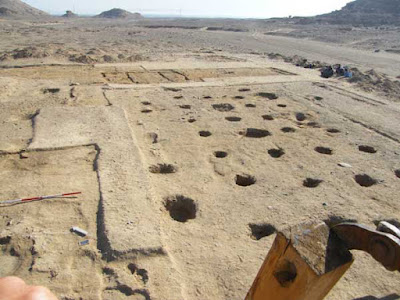 Vykopávky v Hierakonpoli/publikováno z http://interactive.archaeology.org/hierakonpolis/field08/1.html