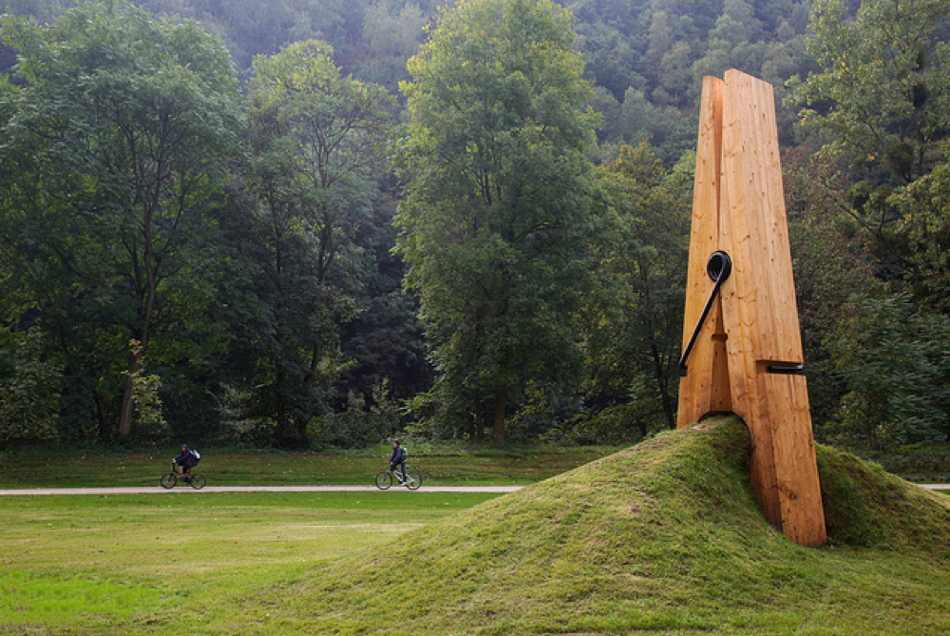 Amazing Belgium The giant clothespin of Chaudfontaine