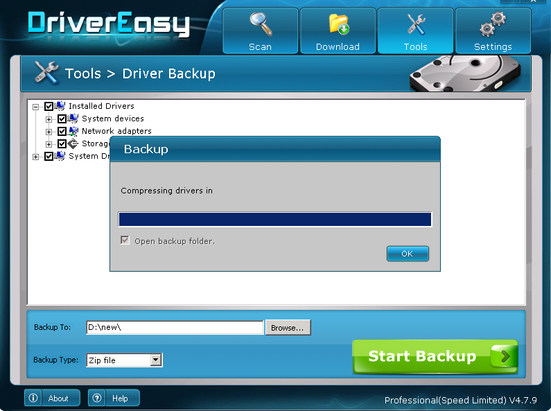 DriverEasy - Sử dụng chức năng backup Driver | HỌC VIỆN ĐÀO TẠO TRỰC ...
