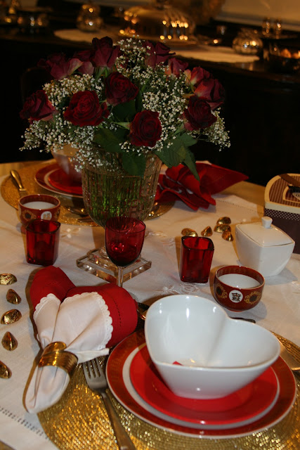 FABBY'S LIVING: FABBY: Romantic Valentine's Table for Two
