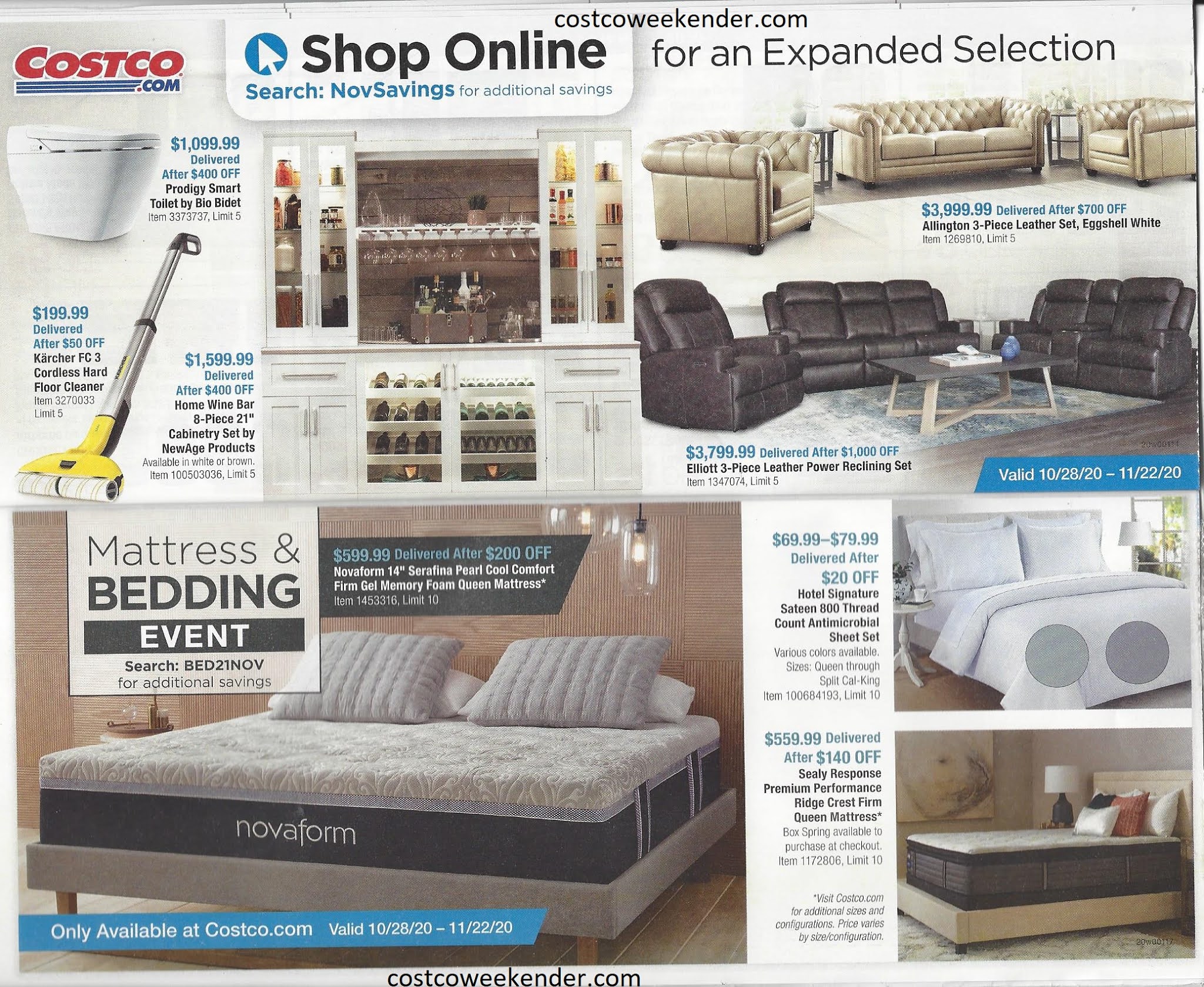 November 2020 Costco Coupon Book Costco Weekender