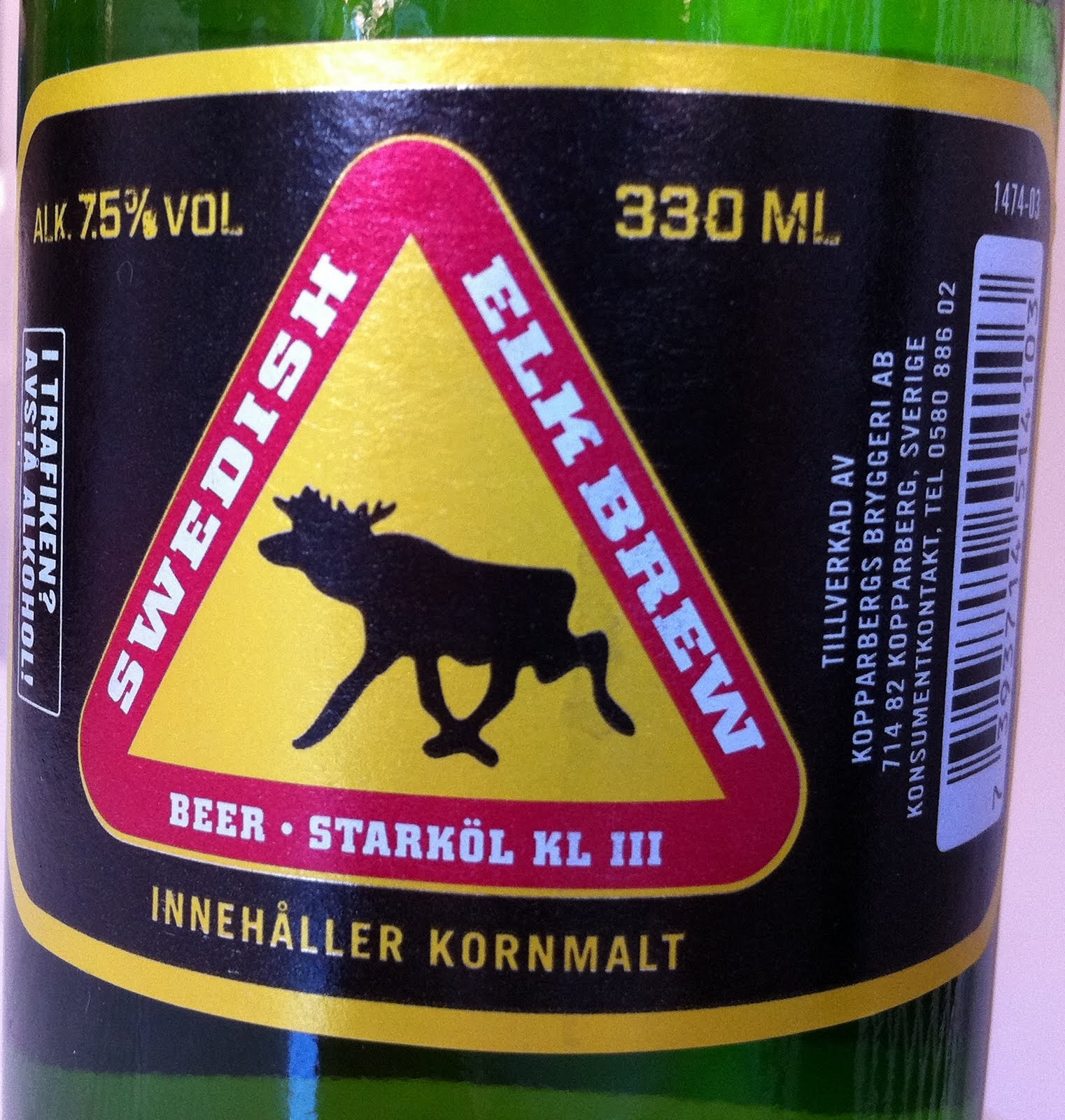 Beerly Beloved Kopparbergs Brewery Swedish Elk Brew