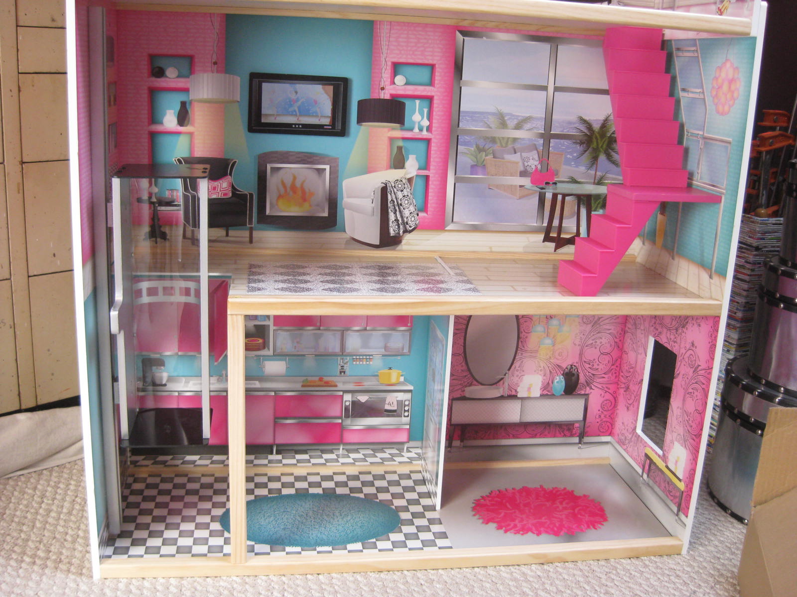 large and in charge So, I built my first dollhouse last week