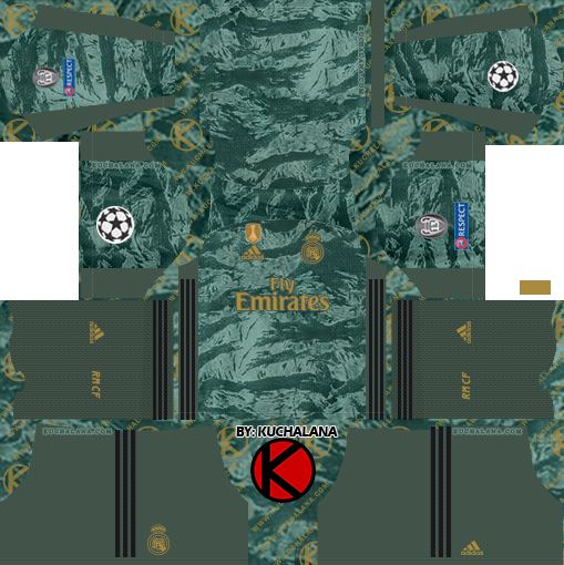 Kit real madrid hotsell 2019 kuchalana