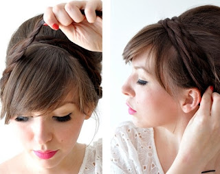 Peinado para niña fácil y rápido con ligas Peinados sencillos ~ cositasconmesh