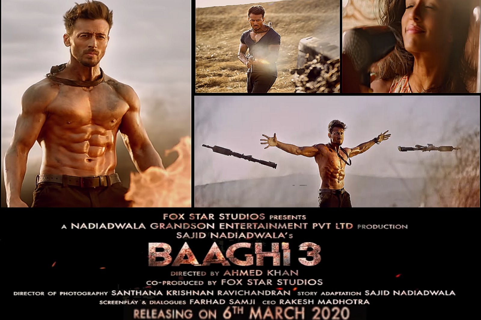 Baaghi 3 Full HD Hindi Movie 2020 Free Download [720p | 1080p]