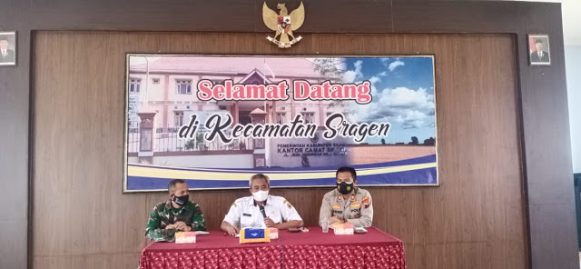 Danramil Sragen Hadiri Rakor Inbup  Terkait Perpanjangan Mikro Kab. Sragen