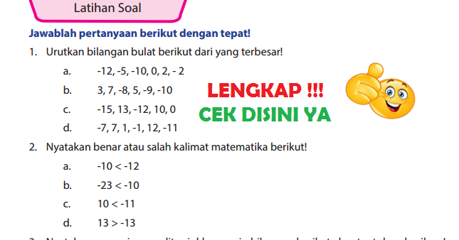 Kunci Jawaban Matematika Kelas 12 Halaman 51 - Inti Soal
