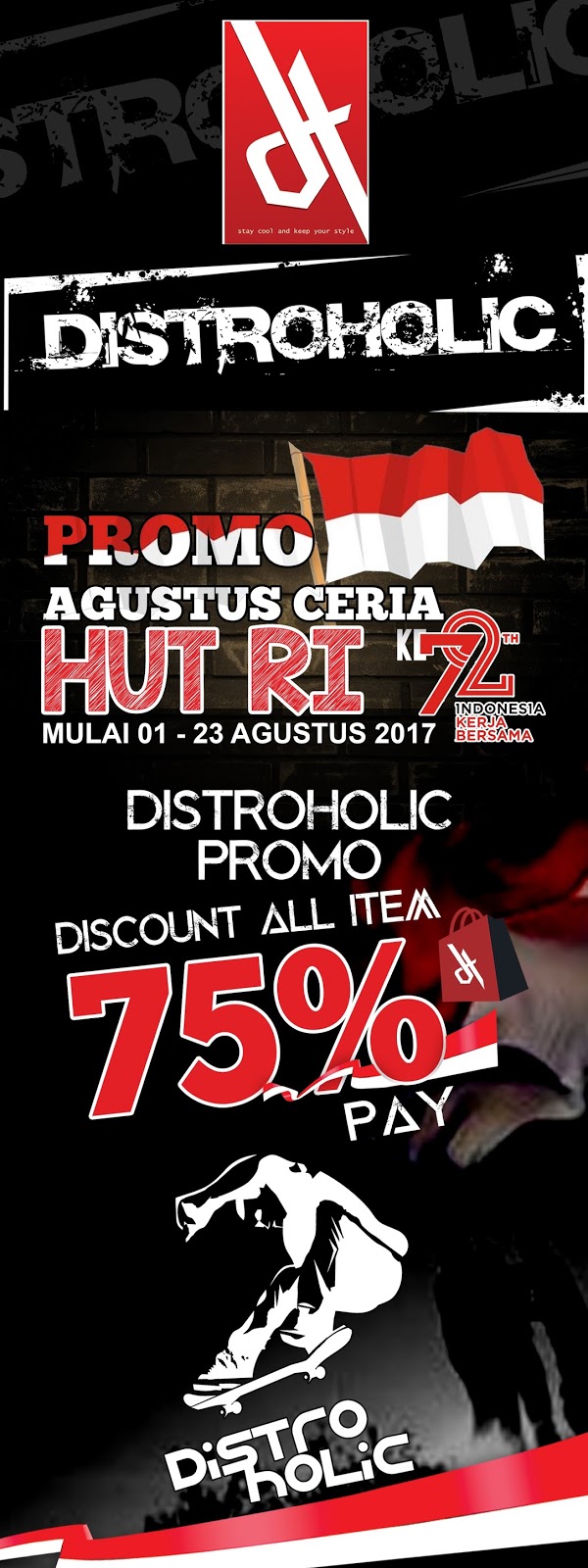 Desain Spanduk Distro desain banner kekinian