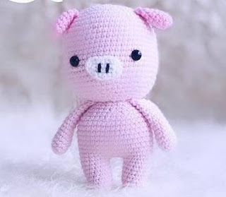 PATRON GRATIS CERDO AMIGURUMI 46643 🐖