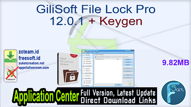 GiliSoft File Lock Pro 12.0.1 + Keygen_ ZcTeam.id