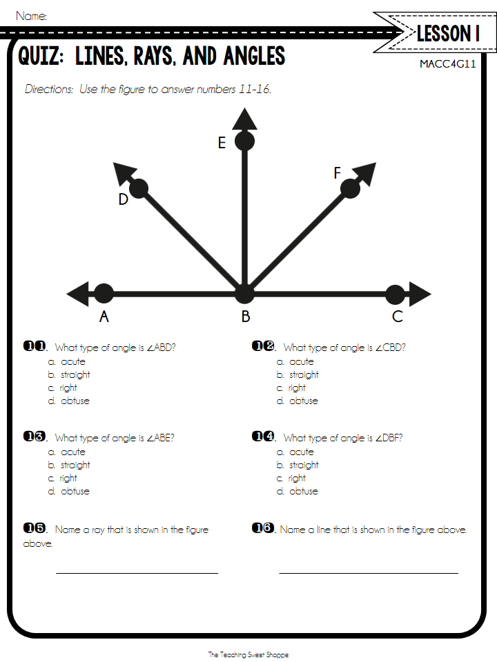 4th Grade Geometry
