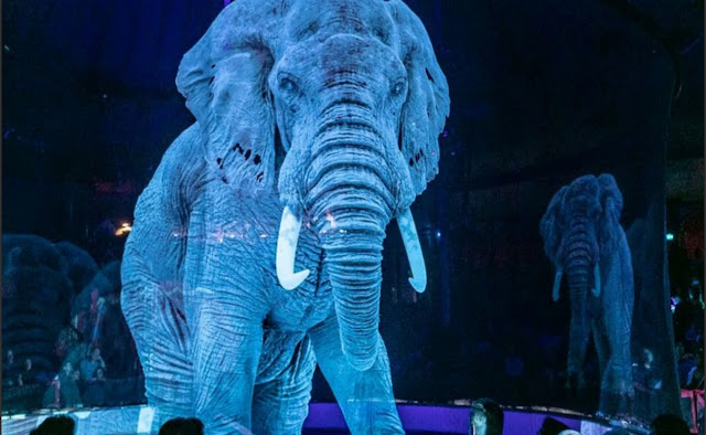 Немецкий цирк Circus-Theater Roncalli (Гамбург):  голограммы вместо живых зверей