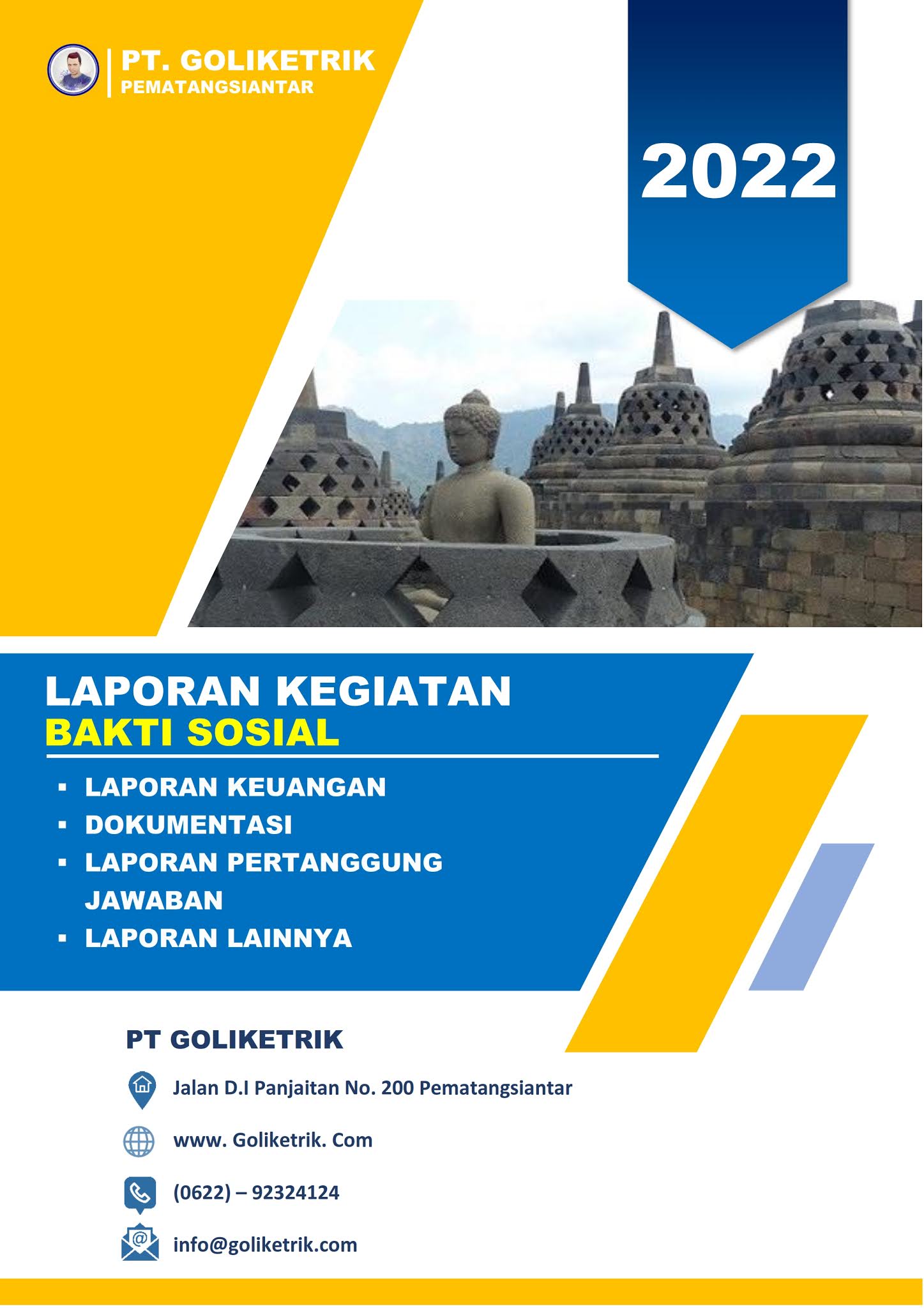 Download Template Cover Laporan Keuangan Docx Word Goliketrik