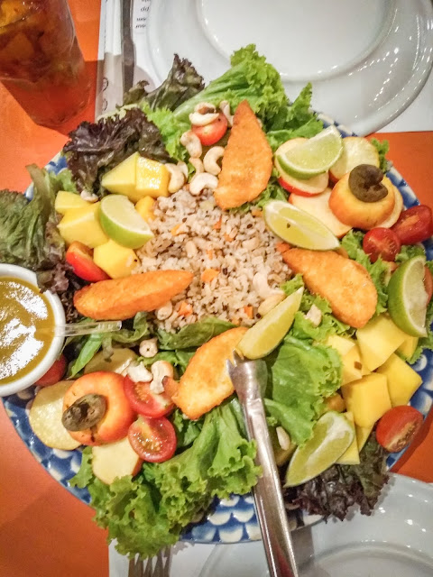 One of the best salads of my life; Macaxeira, Guarulhos, Brazil