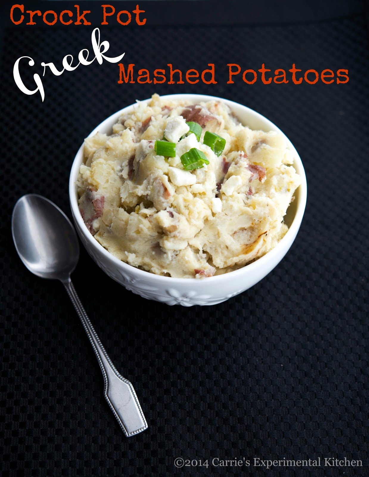Carrie's Experimental Kitchen Crock Pot Greek Mashed Potatoes