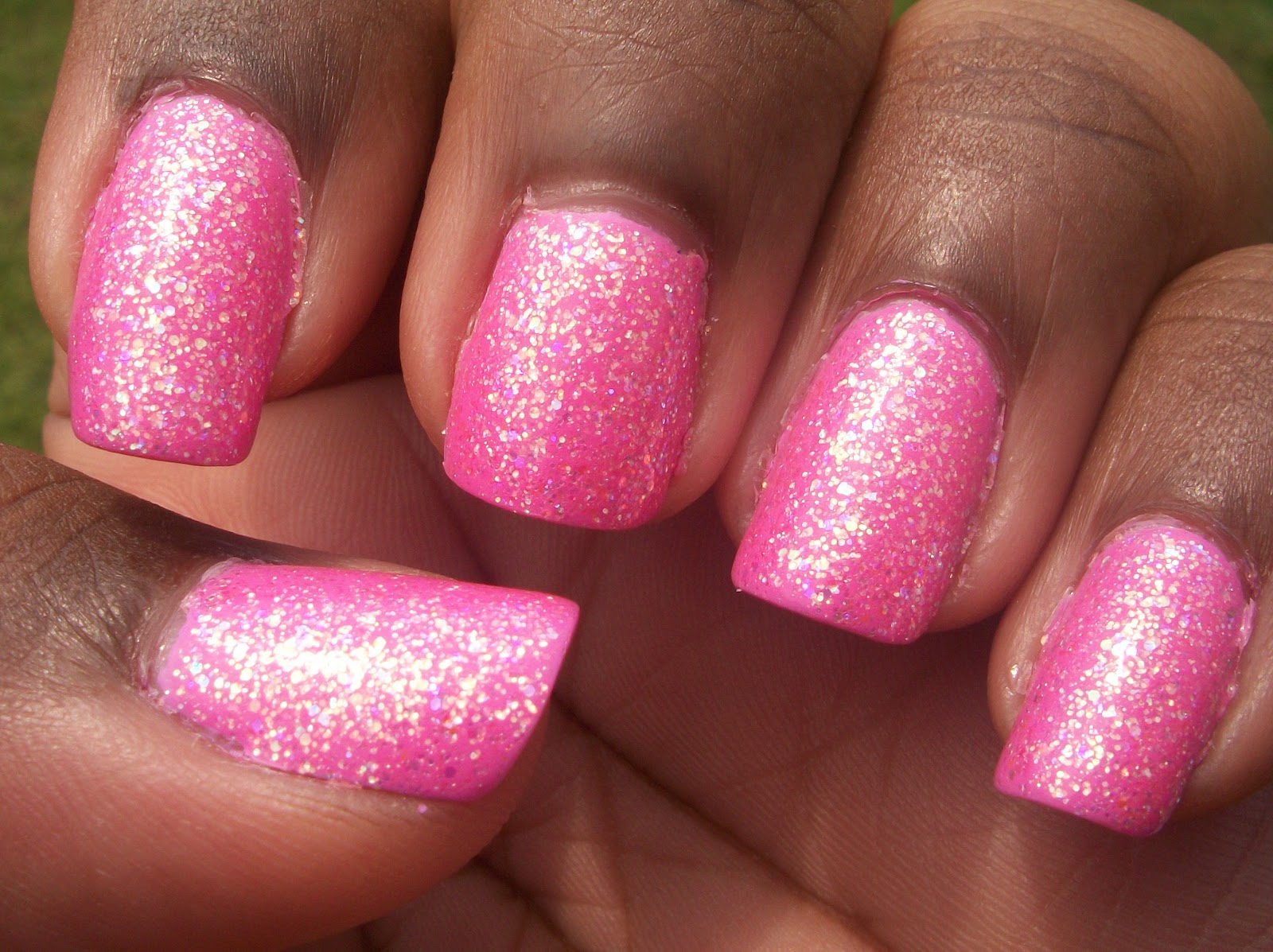 CDesigns92 Nail Polish Spotlight Pink Princess Glitter (Zoya Shelby + Sinfulcolors