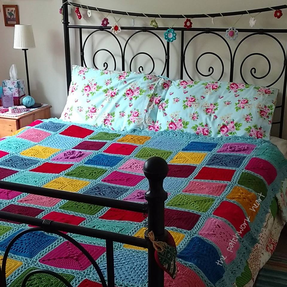 The Patchwork Heart The Crochet Patchwork Blanket