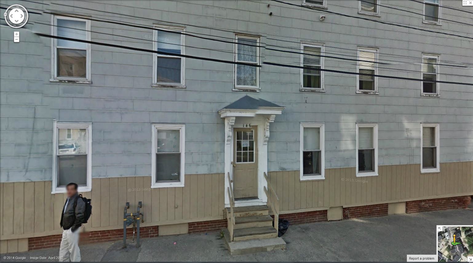 Favourite g. streetview In Lewiston, Maine, on Oxford Street.