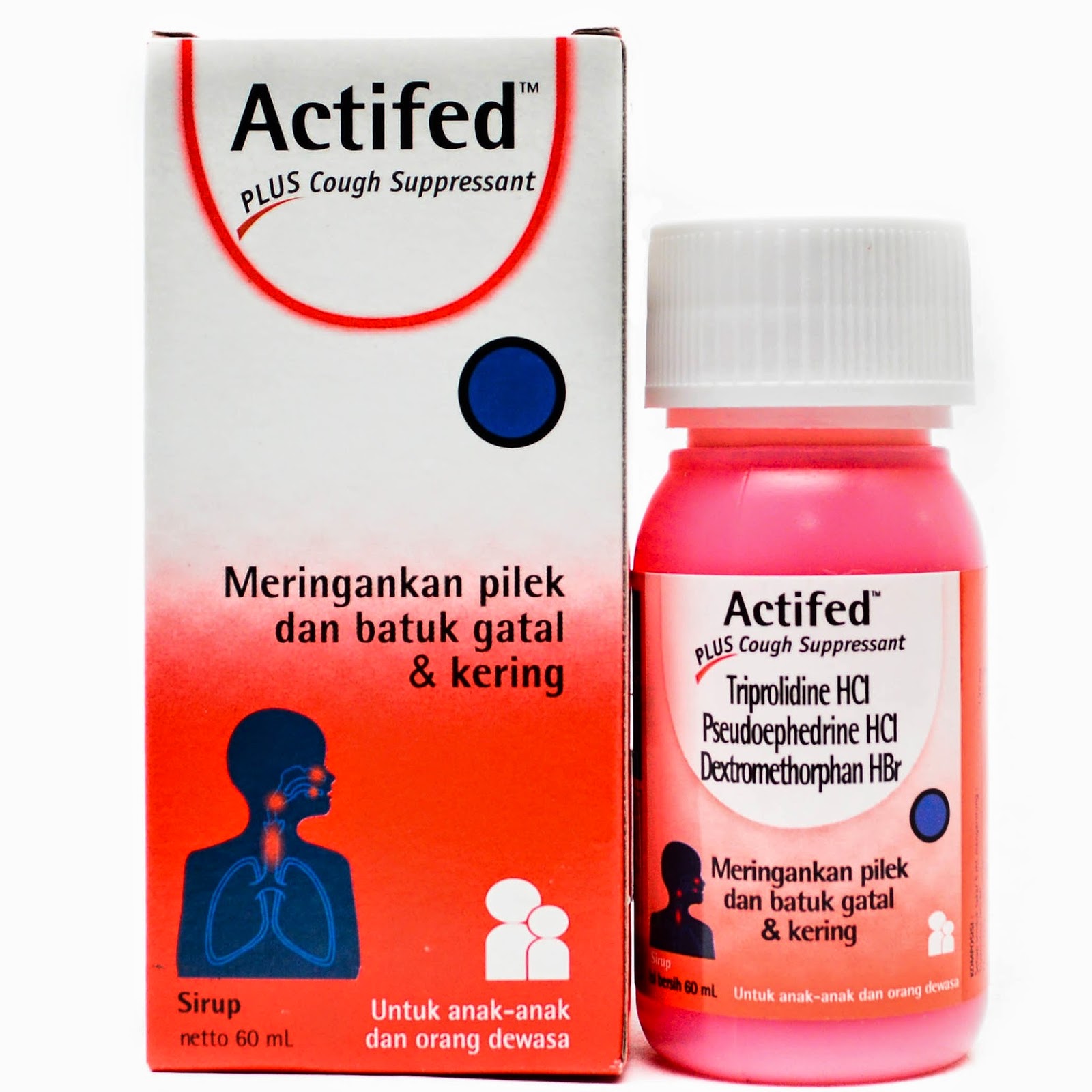 Obat Batuk Actifed Plus 120 ML Komposisi dan Efek Samping  Obat Batuk