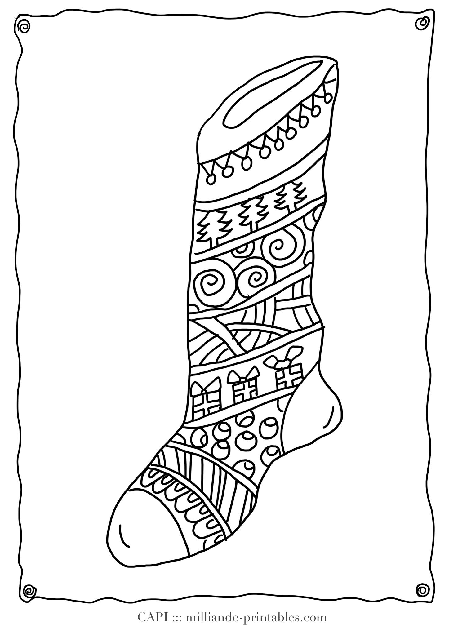 +23 Zentangle Coloring Pages Free Printable