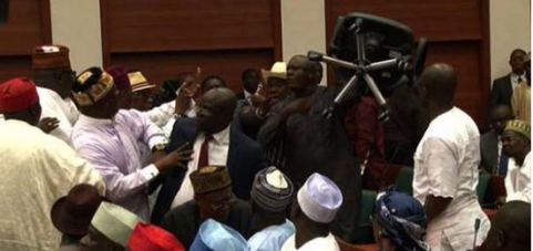 nass lawmakers fighting abuja
