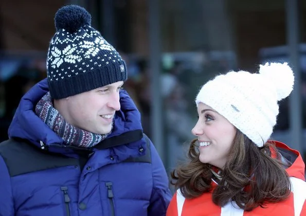 Kate Middleton wore KJUS Duana two-tone quilted shell down jacket