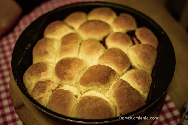 ciasto drożdżowe, dom z kamienia blog