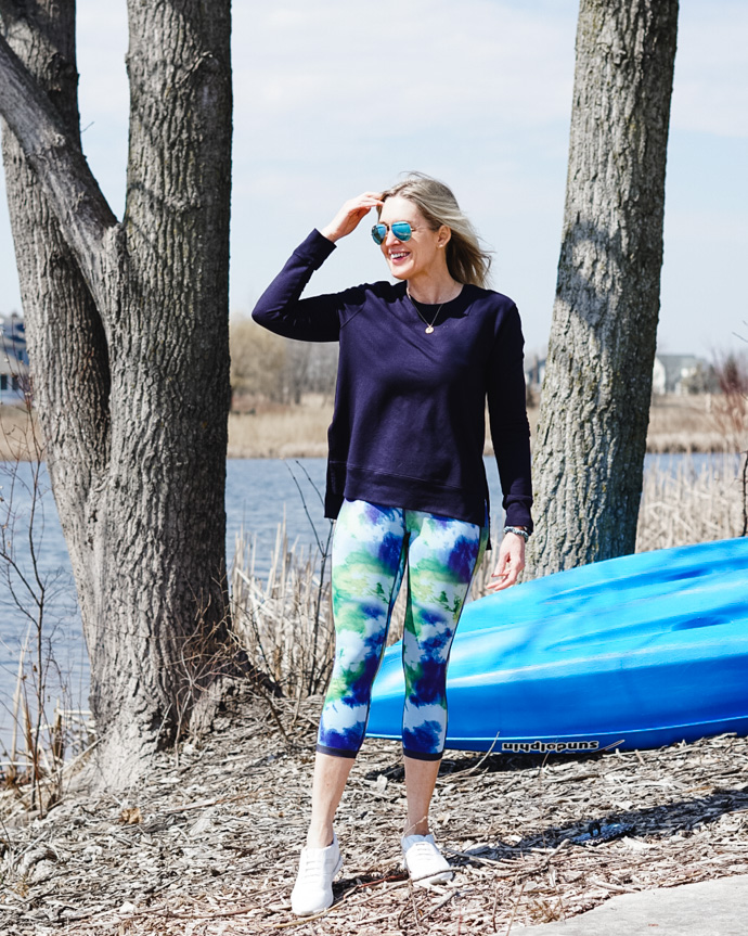 cute at home workout outfit