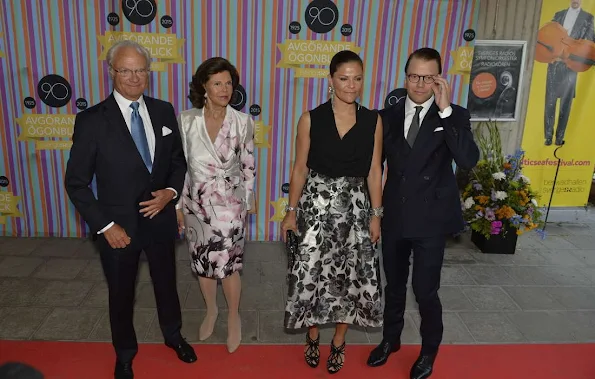 Crown Princess Victoria of Sweden and Prince Daniel of Sweden, King Carl Gustaf of Sweden and Queen Silvia of Sweden