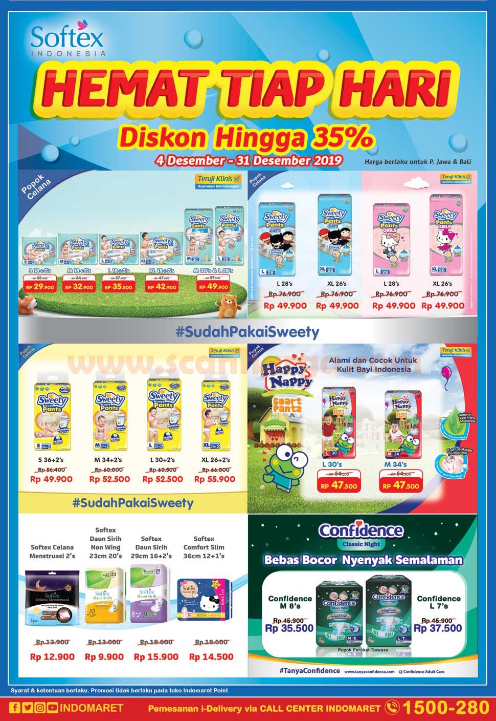 Promo Indomaret Produk Pampers Sweety Periode 4 31 Desember 2019