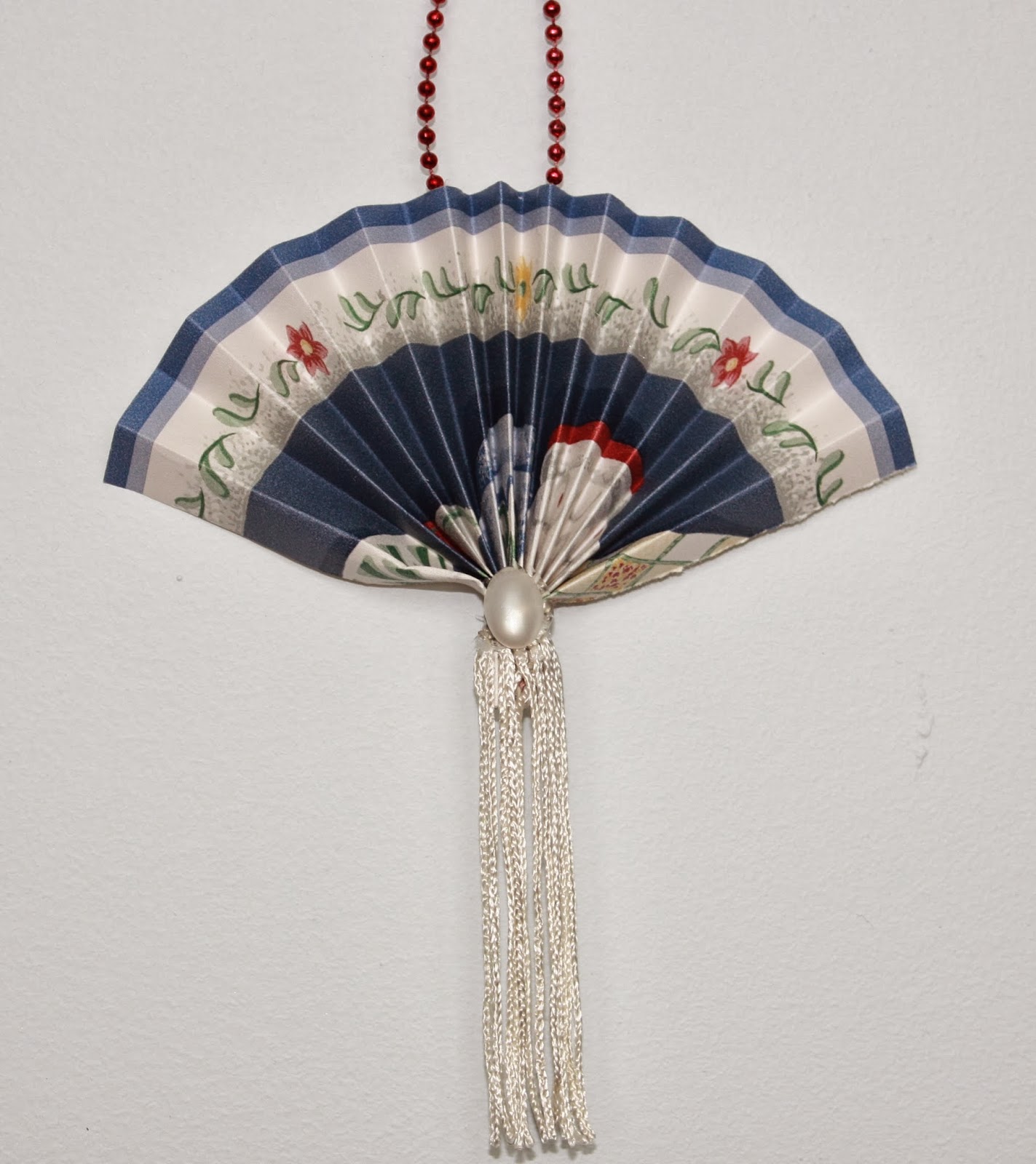 Artsybuildinglady Victorian Fan Christmas Ornaments