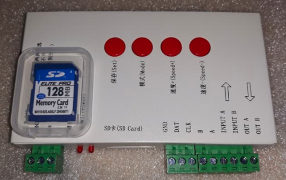 led controller t1000s untuk led rgb ws2812b