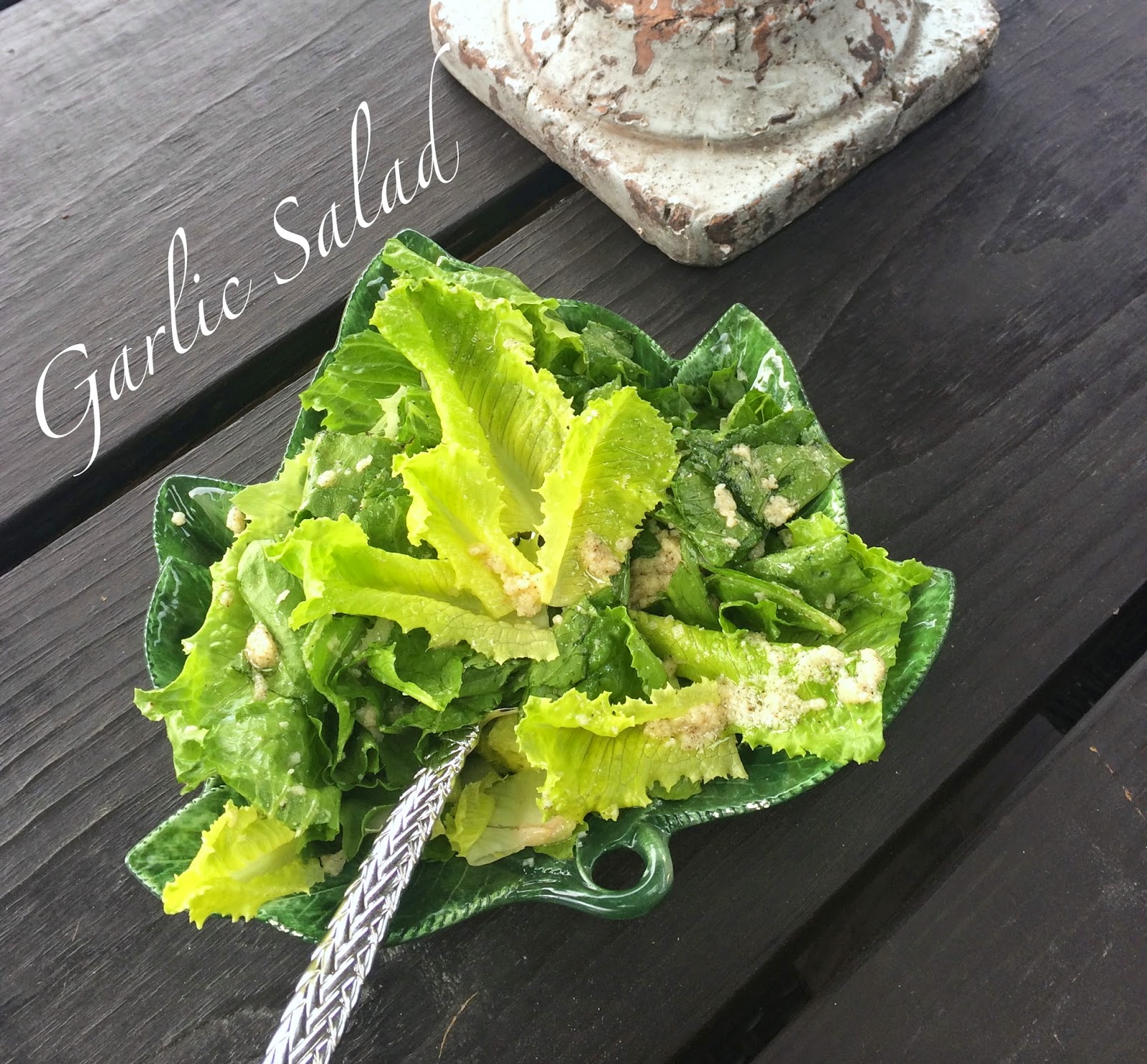 As Easy As Salt and Pepper My Families Garlic Salad Dressing