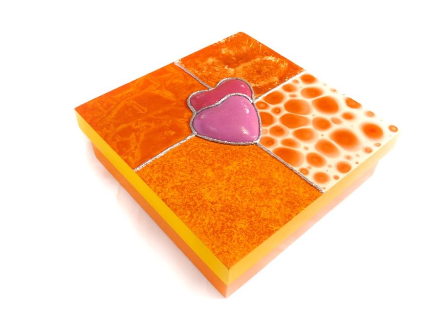 caja trupán jacarelado marmoleado bolseado