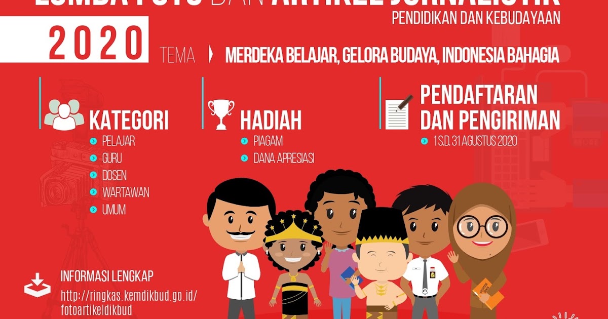 Lomba Foto Dan Artikel Jurnalistik Kemdikbud 2020 Untuk Siswa Sma Smk Ma Guru Dosen Wartawan Dan Umum Tomatalikuang Com Berita Pendidikan Terbaru
