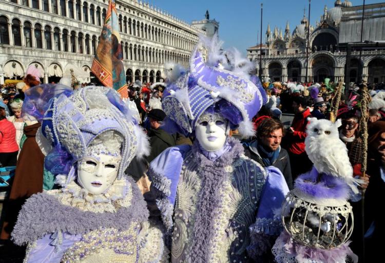 A magia do carnaval de Veneza