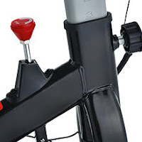 Resistance knob / push-down brake on SYRINX Indoor Cycling Bike, spin bike, image