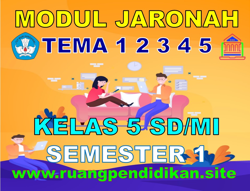 Modul Bdr Pjj Online Kelas 5 Sd Mi Tema 1 2 3 4 5 Semester 1 Kurikulum 2013 Ruang Pendidikan