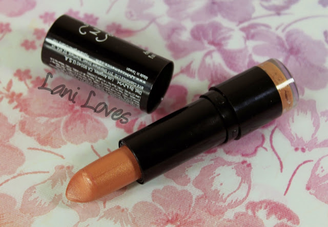 NYX Round Lipstick - Iris Swatches & Review