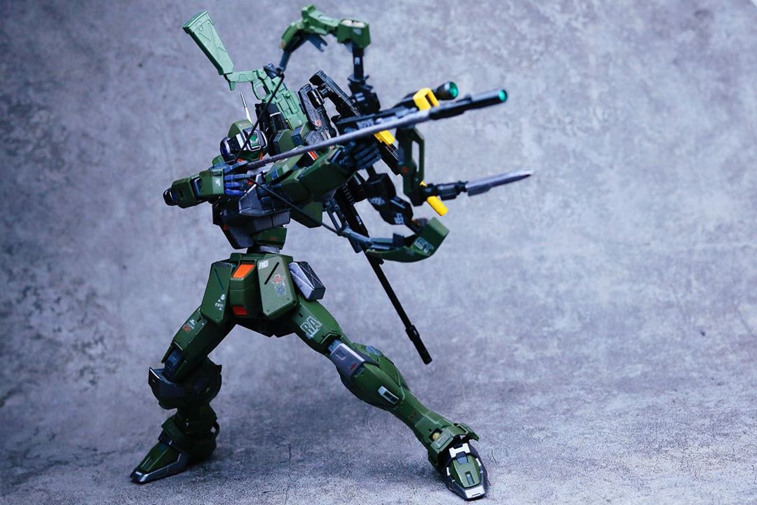 Bandai Hobby Gundam 0080 GM Sniper II 2 MG 1/100 Model Kit 