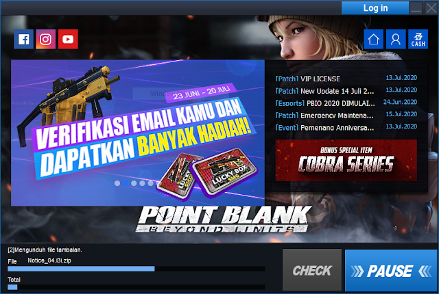 SCRIPT POINT BLANK ZEPETTO GB EXP SANDBOXIE