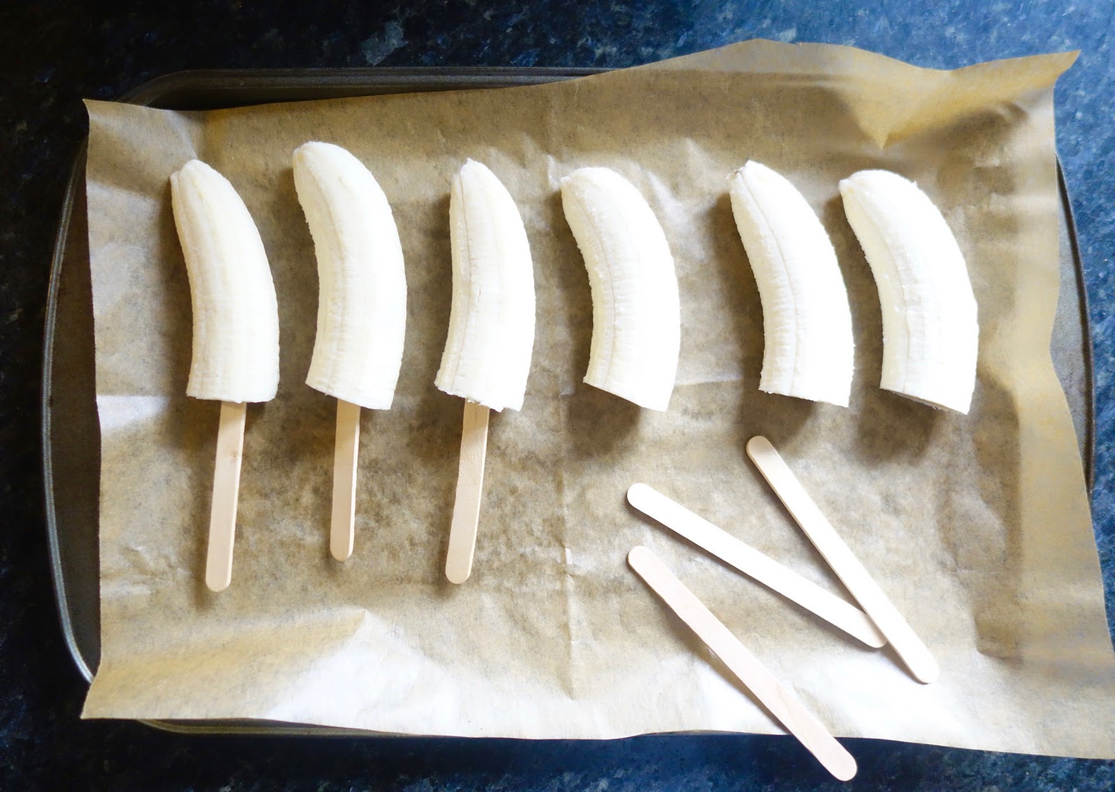 Frozen banana lollies Eat Explore Enjoy