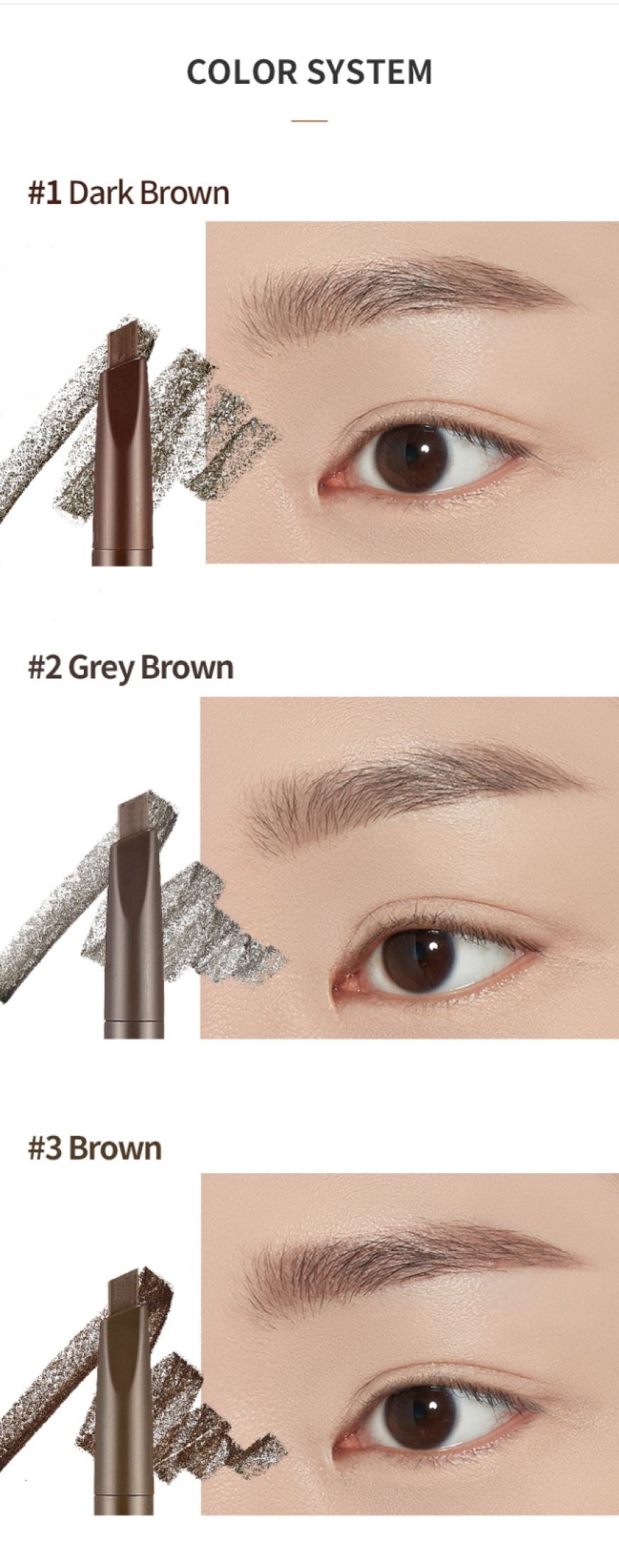 Etude House Drawing Eyebrow New #02 Gray Brown - WateryScenery