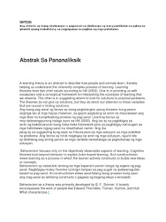 Pananaliksik example image