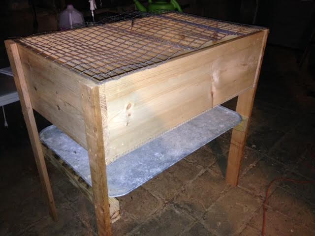 Blue Ridge Quail Farm: New Homemade brooders