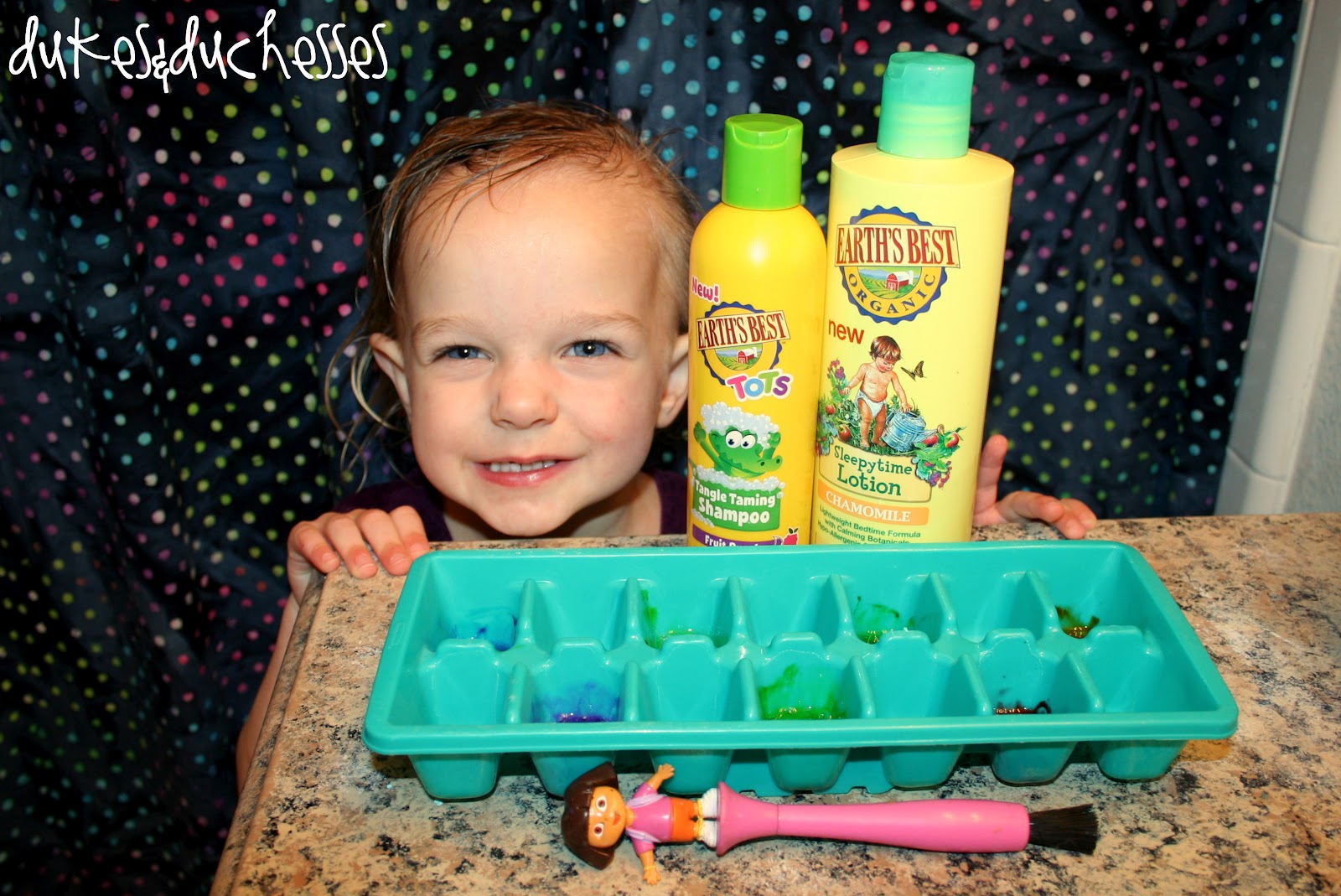 Bathtub Paints with Earth's Best - Dukes and Duchesses