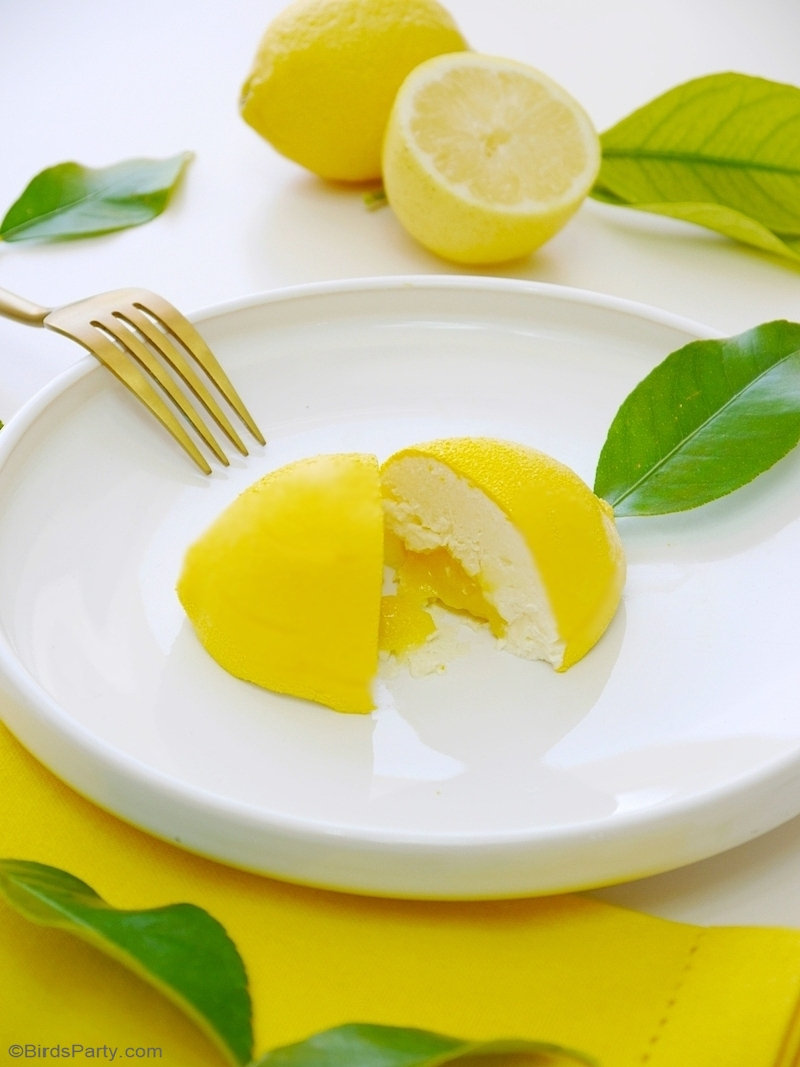 Lemon Shaped Mousse Recipe Party Ideas Party Printables Blog