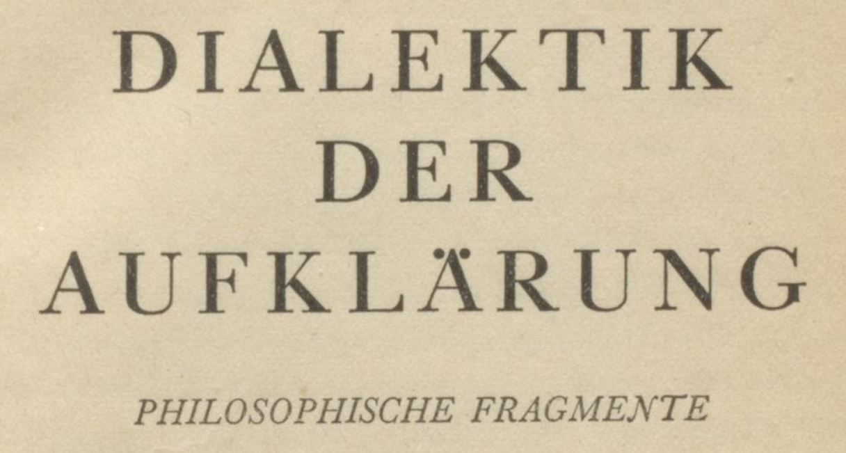 FREIHANDbuch: [ #eText ] Theodor W. Adorno / Max Horkheimer - Dialektik ...